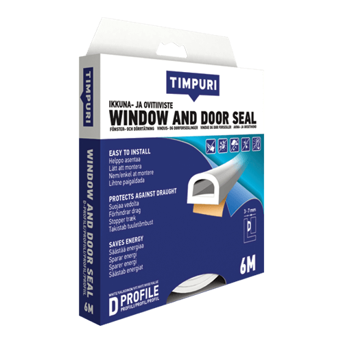 Timpuri fönster- och dörrtätning Fönster- och dörrtätning D